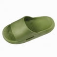 thumbnail image 3 of Ccpelsie Kids Boys Girls Slides Sandals Comfort Non-Slip Beach Pool Shower Shoes Indoor Outdoor (Little Kid/Big Kid)（Green,26), 3 of 5