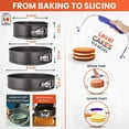 thumbnail image 2 of Cake Decorating Supplies, 700PCs Cake Decorating Kit 3 Springform Cake Pans, Cake Turntable, Numbered Piping Icing Tips, Chocolate Mold,Leveler, Baking Supplies Cupcake Liner & more Baking Stuff RFAQK, 2 of 7