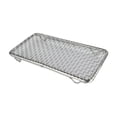 thumbnail image 1 of S SERENABLE Japanese Barbecue Net Stainless Steel Mesh Easy to Clean Rectangle Barbecue Grill Mesh Rack for Camping Draining Food Cooling 20cmx10cmx1.5cm, 1 of 9