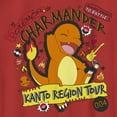 thumbnail image 2 of Boy's Pokemon Charmander Kanto Tour  Graphic Tee Red Large, 2 of 4
