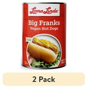 (2 pack) Loma Linda Big Franks 15 oz, Vegan