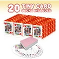 thumbnail image 7 of Gamie Mini Playing Cards – 20 Pack Mini Decks (1.5″), Bulk Playing Cards for Kids, Party Card Games, Family Fun, Travel & Classroom Use, 7 of 7