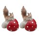 thumbnail image 3 of Squirrel Mushroom Resin Statue Ornaments, 3 of 5