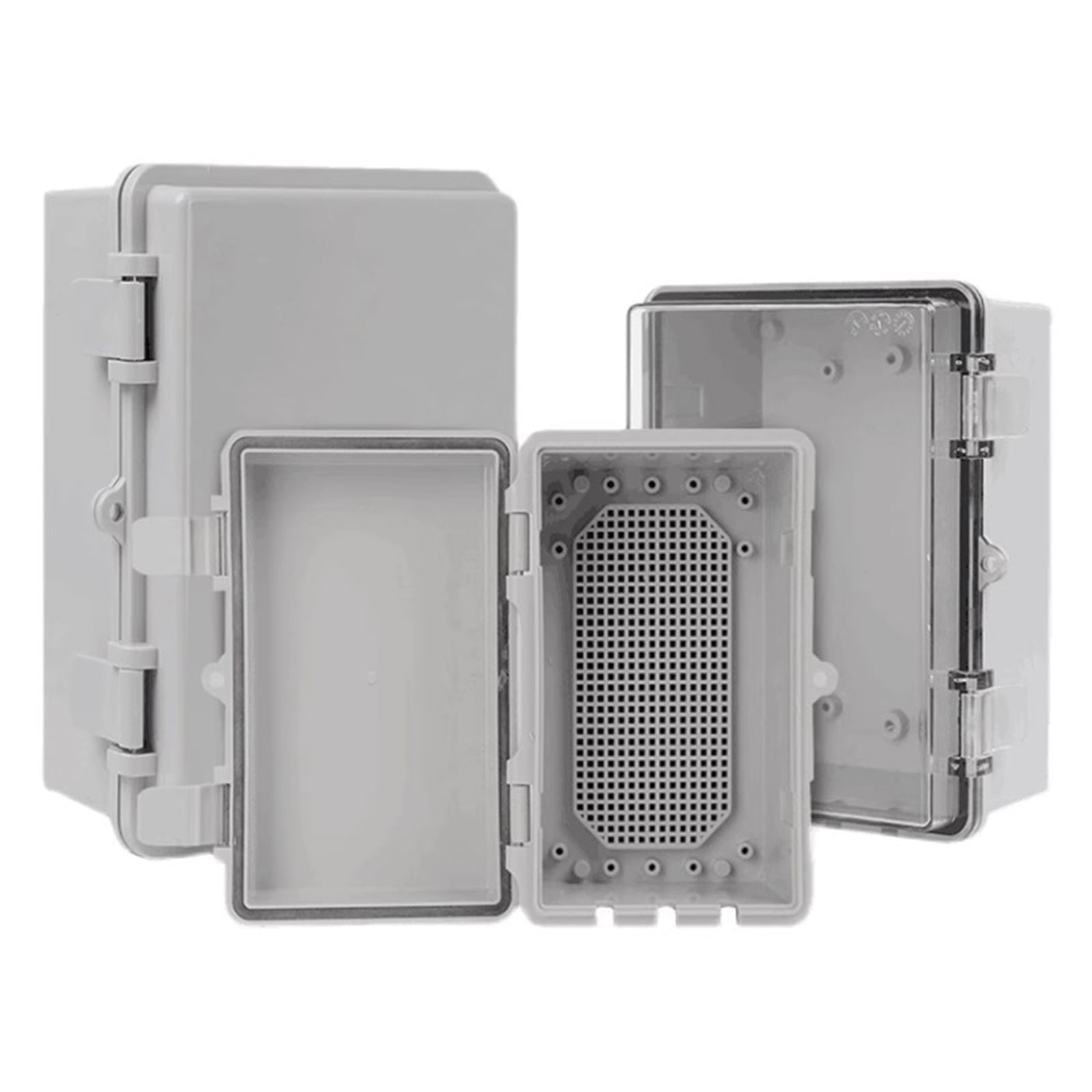 Waterproofed Electrical Box Lockable Design for Outdoor Use ABS Construction Protects Against Rain Dusts