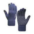thumbnail image 2 of Jacenvly Winter Gloves Women Winter Knit Gloves Warm Full Men Women with Upgraded Screen -Slip Glove Fleece Lined, 2 of 8