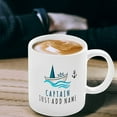 thumbnail image 3 of Boat Captain Mug, Boat Gift, Boating Mug For Him, Men, Husband, Nautical Gifts For Boaters, Sailors, Boat Lover, Boat Owner, Ceramic Novelty Coffee Mugs 11oz, 15oz Mug, Tea, 3 of 4