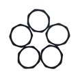 thumbnail image 1 of Visland 5Pcs Soft Rubber Microphone Anti-Slip Anti-drop Ring Mic Protector Accessories, 1 of 7