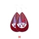thumbnail image 1 of Fiudx Ofertas Relámpago Nuevos Pendientes Navideños De Cuero Con forma De Doble Gota, 1 of 3