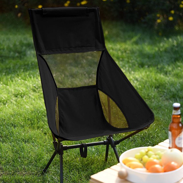 Silla trasera plegable Silla con respaldo resistente al desgaste Suministros de playa para turistas al aire libre Sywqhk Para Estrenar
