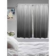 thumbnail image 3 of Grey Ombre Bathroom Window Curtain, Contemporary Gradient Abstract Art Light Filtering Coffee Kitchen Curtains, Bedroom Living Room Curtains 2 Panel 84"x63", 3 of 6