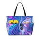 thumbnail image 1 of Fotbe Swirl Blue And Purple Bolsa de Viaje para Playa - Resistente al Agua, Bolsa Tote de Gran Capacidad y Ligera con 7 Bolsillos para Mujeres y Hombres, 1 of 7