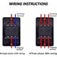 thumbnail image 5 of Interruptor de botón de inicio del motor, 10A AC 220V/230V/380V 3P Marche/arrêt du Moteur Interrupteur Estación de control de equipo de bloqueo automático, 5 of 5