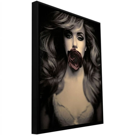 ArtWall Dean Uhlinger "Speechless" Floater Framed Gallery-Wrapped Canvas