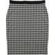 thumbnail image 1 of Falda Midi Pata de Gallo Alfani Negra Pequeña, 1 of 2
