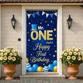 thumbnail image 7 of Blue Gold Starry First Birthday Banner with Top Hat Decoration Backdrop for Birthday Party Photography Props Party Decorations Happy First Birthday Celebrations, 7 of 7