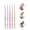 Macaron, variant on MelodySusie 5Pcs Nail Art Liner Brush Set, Sizes 5 7 9 11 20mm Professional Gel Polish Painting Pens for Fine Lines, Delicate Coloring and Tiny Details