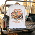 thumbnail image 7 of NUBILY Dead Men No Regrets Vintage Skeleton Beach Party Graphic Tee Casual Summer Short Sleeve T-Shirt,Graphic Tshirts for Men,White,XL, 7 of 7