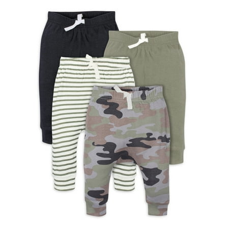

Modern Moments by Gerber Baby Boy Jogger Pants 4-Pack (Newborn-24 Months)