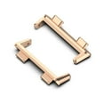 thumbnail image 1 of 2Pcs/Pair High Quality Accessories Watchband Smart Watch Adapter Metal Stainless Steel Strap Connector ROSE GOLD 46MM, 1 of 1