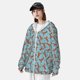 thumbnail image 3 of Balery Funny Lobsters Sudadera ligera de manga larga con capucha y protección solar UPF 50+ para hombre y mujer, ideal para pesca y running-Small, 3 of 7