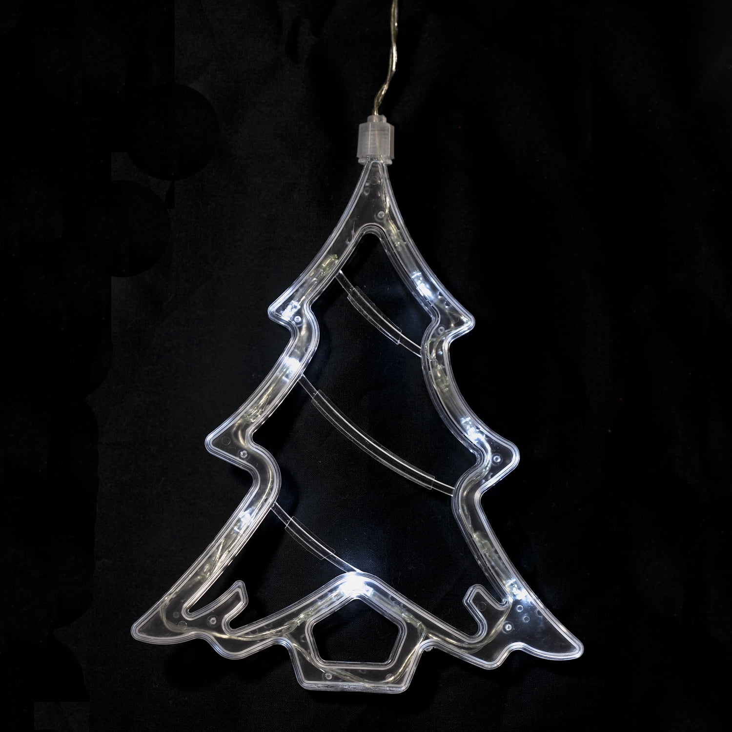 Perfect Holiday LED Battery Operated Christmas Tree Window Light