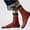 Red, variant on Babcutegg Mens Mid Calf Socks Color Block Comfy Cotton Anti-Slip Fall Winter Thermal Socks Red Size Free Size