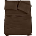 thumbnail image 1 of King Bed Sheet Set Piece Bedding Soft Brushed Microfiber Fabric Shrinkage & Fade Easy Care (), 1 of 6