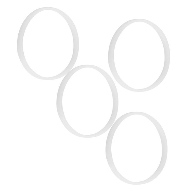Rubber Sealing O Rings Gasket, Rubber Gaskets 10cm Sealing Gaskets White O Rings Replacement Parts Juicer Blender Replacement Seals for Home