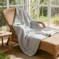 thumbnail image 5 of Btomtd Solid Color Summer Quilt, Breathable Cooling Blanket for Bedroom & Dormitory, Washable Lightweight Comforter, 59" x 79" (Gray), 5 of 6