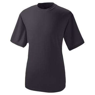 A4 N3252 Mens Birds Eye Mesh T Shirt, BLACK, XL, Pack Of 3, Mens Workout Shirts