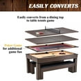 thumbnail image 4 of 6 ft Pool Table 4-in-1 Dining Top, Table Tennis and Poker with Game Accessories, by Barrington Billiards, 4 of 11