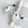 thumbnail image 6 of for AirPods 2nd/1st Gen Case with Keychain,Cute Clear Black Flower Floral Protective Earphone Cover Case,Soft Transparent TPU for AirPods 2 1 Case Women Girl, 6 of 14