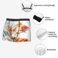 thumbnail image 3 of Pofeuu Three Goldfish Watercolor Splash Print Men’s Boxer Briefs, Moisture-Wicking Underwear, Regular,Trunk-X-Large, 3 of 5
