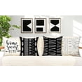 thumbnail image 2 of Spring Summer Modern Throw Pillow Covers 18 x 18 Inch Set of 4, Home Sweet Home Farmhouse Holiday Green Cushion Case for Home Sofa Couch Decoration TH194, 2 of 6