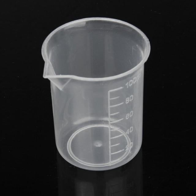 Vaso de Medición Transparente de Plástico shamjiam Recipiente para Jarra 100 mL
