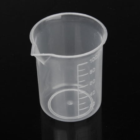 Low Beaker (50-500ml)- Chemistry  Transparent Cup, Thickened with - 100ml