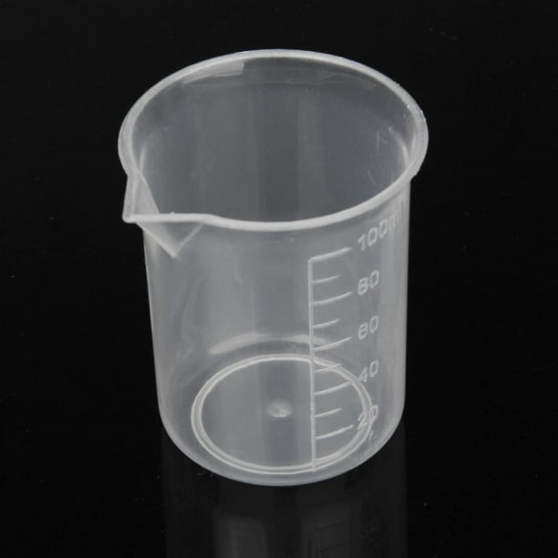 Vaso de plástico Cola recipiente de Vaso de precipitados de medición 100 ml