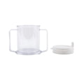 thumbnail image 2 of Sippy Cup for Adults, Beakers for Elderly with Large Capacity, Spill Proof Adult Sippy Cup Clear Plastic Dysphagia Cups with Handle and Lid for Easy Drinking, 2 of 9