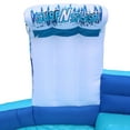 thumbnail image 5 of Banzai Surf N' Splash Water Park, Length: 14 ft 5 in, Width: 10 ft 7 in, Height: 7 ft 11 in, Inflatable Outdoor Backyard Water Slide Splash Toy, 5 of 11