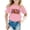 Pink, variant on YUEHUA Shirts for Girls 10-12 Girls Summer Short Sleeve T Shirt Loose Fit Casual Top With Basketball Print Round Neck Tee for Big Kids Youth, Size 120