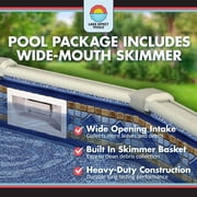 Lake Effect Pools Fallston 15 Round 52 Wall Above-Ground Swimming Pools, Full Start-up Kit