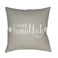thumbnail image 1 of Happy Hannukah 20 x 20 x 4 Throw Pillow, 1 of 2