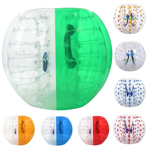 TPU Transparent Inflatable Bumper Ball Outdoor gaming Ball Bubble Soccer for Adults and Teenagers, 123/133cm Diameter, BETT