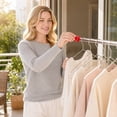 thumbnail image 5 of Closet Hanger Stopper Red Single Pack for Space Saving Closet Organization, 5 of 5