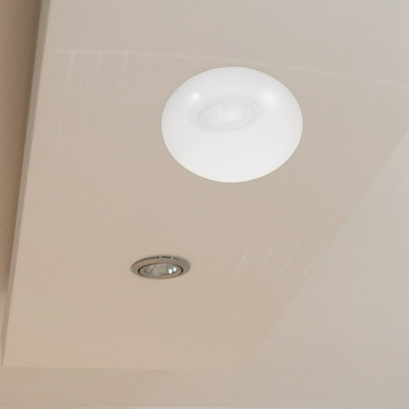 Masteelf White Ceiling Light Cover for Home Use Durable Plastic Bright and Even Lighting Fits Various Rooms