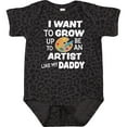 thumbnail image 3 of Inktastic I Want to Grow Up to Be an Artist Like My Daddy Boys or Girls Baby Bodysuit, 3 of 5