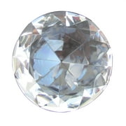 Big 60mm Crystal Clear 60 mm Cut Glass Large Giant Diamond Jewel Paperweight Gem
