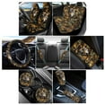 thumbnail image 2 of Renewold Wolf Camo Hunting Forest Car Accessories 12 PCS, Universal Car Seat Covers Steering Wheel Cover Seat Belt Pad Armrest Cover Coasters Handbrake Gear Shift Cover Universal Car Interior Decor, 2 of 7