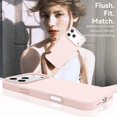 thumbnail image 3 of Smooth Liquid Silicone Case for iPhone 17 Pro Max 6.9", Shockproof Protective Phone Cover,Chalk Pink, 3 of 6