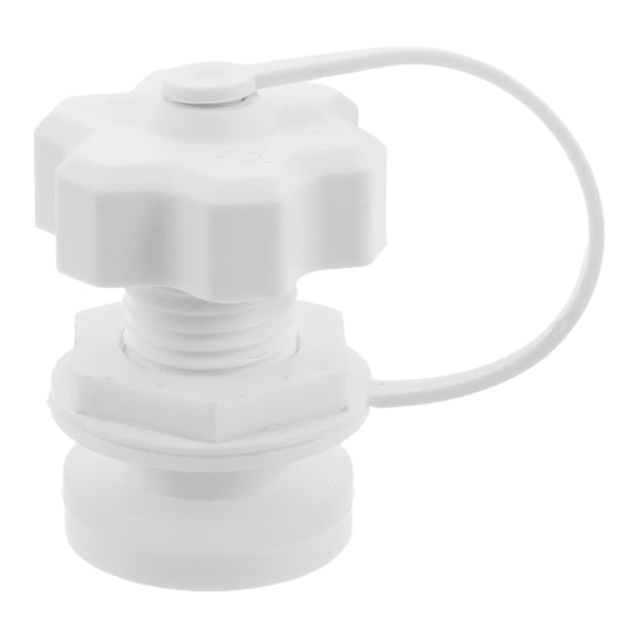 HONMEET White Threaded Cooler Drain Plug Assembly Replacement Valve for Camping Outdoor Water Cooler